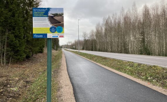 Kuva Riihimäki-Hikiä kevyen liikenteen väylästä ©Ramboll Finland Oy