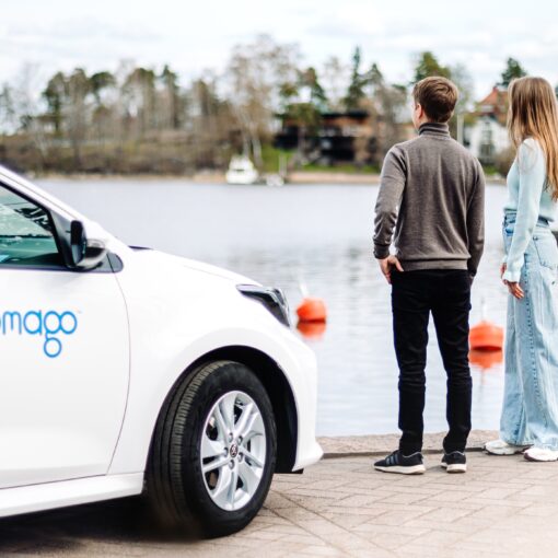 Yhteiskäyttöauto Kalasatamassa