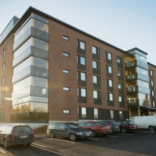 Lehtiojan palvelukeskuksen julkisivukuva.